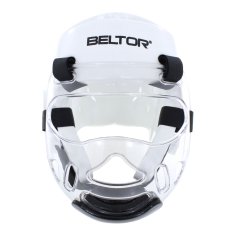 Beltor Kask piankowy z maską TYTAN biały