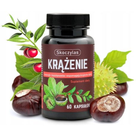 SKOCZYLAS KRĄŻENIE RUSZCZYK DIOSMINA KASZTANOWIEC FLAWONOIDY 60 kap