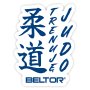 BELTOR JUDO MAGNES / MAGNET "KANJI WHITE" 45x60mm