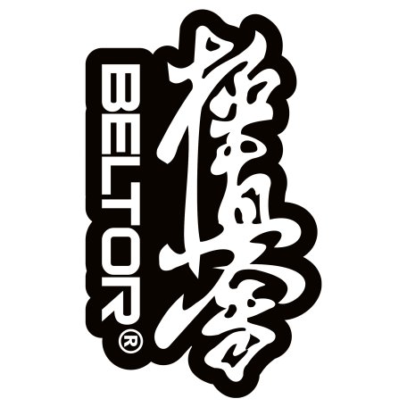 BELTOR MAGNES KARATE NA LODÓWKĘ KANJI KYOKUSHINKAI 48x80 mm