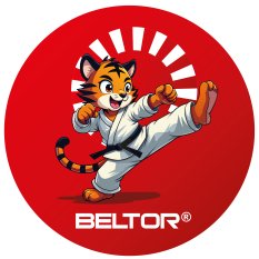 BELTOR MAGNES KARATE NA LODÓWKĘ TIGER KICK 60x60 mm