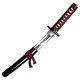 BELTOR MAGNES KARATE NA LODÓWKĘ KATANA RED 40x160 mm