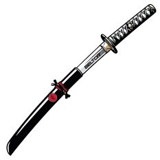 BELTOR MAGNES KARATE NA LODÓWKĘ KATANA GOLD 40x160 mm