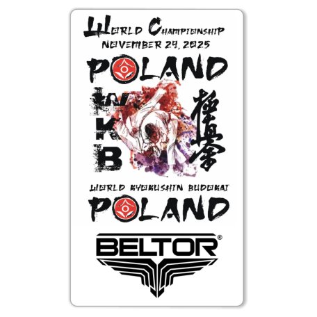 BELTOR MAGNES KARATE NA LODÓWKĘ WKB POLAND 55x90 mm
