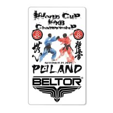 BELTOR MAGNES KARATE NA LODÓWKĘ WKB POLAND 55x90 mm