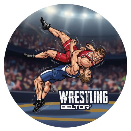 BELTOR MAGNES WRSTLING ZAPASY NA LODÓWKĘ MAT DOMINATOR 60x60 mm