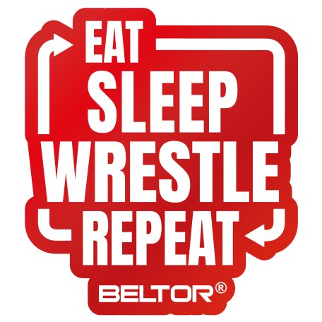 BELTOR MAGNES WRSTLING ZAPASY NA LODÓWKĘ ROUTINE red 55x61 mm