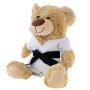BELTOR Maskotka Karate MIŚ ciemny 32cm - Pluszowy Przyjaciel Każdego Karateki