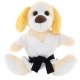 Beltor Maskotka Karate PIES biały 35cm - Pluszowy Przyjaciel Każdego Karateki