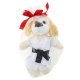 Beltor Maskotka Karate PIES biały 35cm - Pluszowy Przyjaciel Każdego Karateki