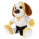 BELTOR Maskotka Karate PIES ciemny 35cm- Pluszowy Przyjaciel Każdego Karateki