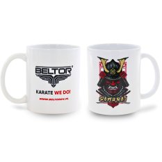 Beltor Kubek Karate WALECZNY SAMURAJ Biały KARATEKA PREZENT SENSEI 330ml