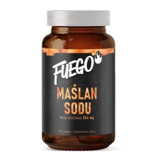 Fuego Maślan Sodu 500 mg 120 veg caps