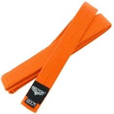 BELTOR POMARAŃCZOWY PAS KARATE OBI UNIWERSALNY DO KIMONA KARATEGI