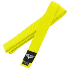 BELTOR Żółty PAS KARATE OBI UNIWERSALNY DO KIMONA KARATEGI