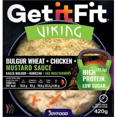 Get It Fit VIKING GOTOWE DANIE Kasza Bulgur Kurczak w Sosie Musztardowym JoyFood