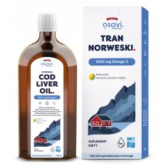 OSAVI TRAN NORWESKI 1000 mg OMEGA 3 500 ml CYTRYNA-MIĘTA