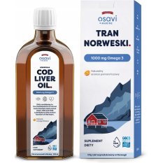 OSAVI TRAN NORWESKI 1000 mg OMEGA 3 250 ml POMARAŃCZA