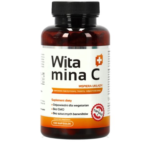 NutriTab Elite Witamina C 800 mg + Ekstrakt z dzikiej róży 100 kaps