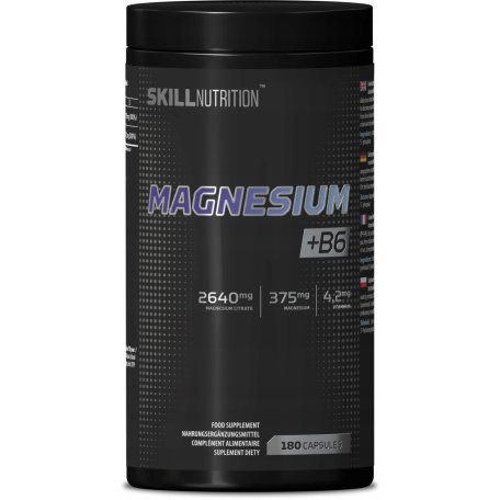 Skill Nutrition Magnez + Witamina B6 - 180 kaps
