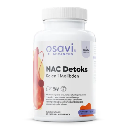 Osavi NAC Detoks selen i molibden 60 kaps