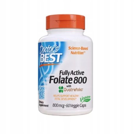 Doctor's Best Fully Active Folate 800mcg 60 kaps