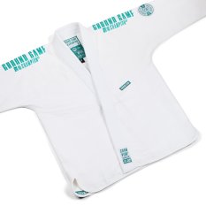 Ground Game Kimono/gi damskie do BJJ Champion 3.0 Mint Białe
