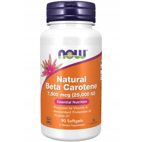 NOW FOODS NATURAL BETA-CAROTENE 25,000 IU 90 kaps