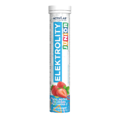 ACTIVLAB ELEKTROLITY JUNIOR 20 tab. musujących TRUSKAWKA