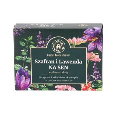 HERBAL MONASTERIUM SZAFRAN I LAWENDA NA SEN 30 kaps