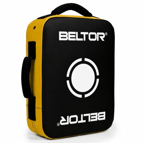 BELTOR OWALNA TARCZA TRENINGOWA DO KOPNIĘĆ MMA BOKS K1 KARATE 44x35 cm SOFT