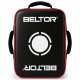 BELTOR OWALNA TARCZA TRENINGOWA DO KOPNIĘĆ MMA BOKS K1 KARATE 44x35 cm HARD
