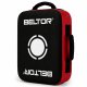BELTOR OWALNA TARCZA TRENINGOWA DO KOPNIĘĆ MMA BOKS K1 KARATE 44x35 cm HARD