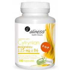 Aliness Cytrynian Magnezu 125 mg z B6 (P-5-P) 100 kaps