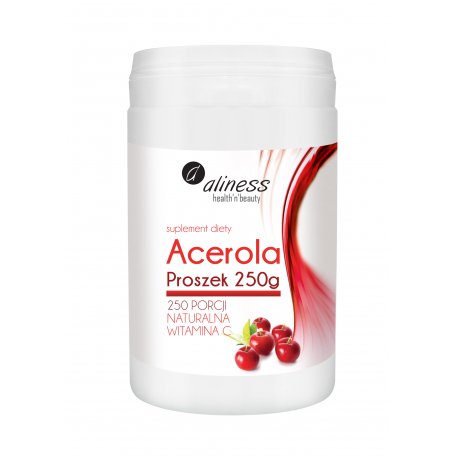Aliness Acerola Proszek 250 g naturalna witamina C