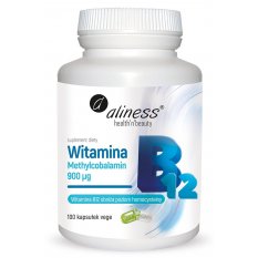 Aliness Witamina B12 Methylcobalamin 900µg x 100 kaps