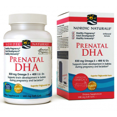 NORDIC NATURALS PRENATAL DHA 830 mg UNFLAVORED 180 softgels