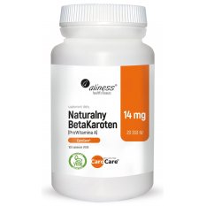Aliness Naturalny BetaKaroten 14 mg ProWitamina A x 100 tab vege