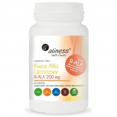 Aliness Kwas Alfa Liponowy R-ALA 200 mg 60 tabletek